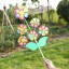 Záhradný veterník s kvetinami 3