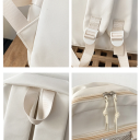 Zaino 44 x 30 x 14 cm con tasche trasparenti Spallacci imbottiti regolabili Spazi di stoccaggio interni ed esterni Zaino scolastico Borsa da viaggio 3