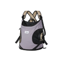 Zaino anteriore per il trasporto di gatti fino a 6 kg Zaino per animali domestici Spallacci incrociati Borsa da viaggio 36 x 35 x 20 cm 6