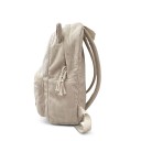 Zaino da donna a tema gattino 38 x 28 x 11 cm con orecchie e volto di gatto ricamato, con tasca interna per laptop e grande tasca frontale con zip 5