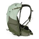 Zaino da trekking con poncho integrato 34 x 16 x 61 cm Schienale traspirante e cintura Leggero e impermeabile Unisex Per escursioni e campeggio 9
