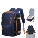 Zaino da viaggio in nylon impermeabile 40 x 28 x 17 cm Tasca impermeabile Doppio zip Tasca laterale per bottiglia Zaino leggero per escursioni e città 6