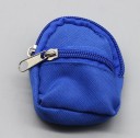 Zaino in tela per bambole con tasca frontale con zip Spallacci Dimensione di circa 8 cm Accessorio di moda per il gioco e il vestire 3