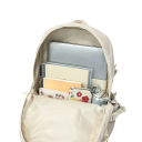 Zaino leggero e alla moda 39 x 30 x 13 cm Zaino scolastico in nylon con tasca trasparente Adatto per la scuola Per escursioni In città Zaino per studenti 4