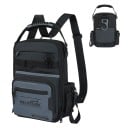 Zaino per attrezzi con 30 tasche e spallaccio rimovibile 28 x 14,3 x 33,6 cm con tasca imbottita per tablet e gancio per appendere 3