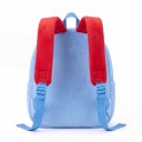 Zaino per bambini 26 x 24 x 10 cm con rullo stradale rosso su sfondo azzurro con due tasche con zip e spallacci morbidi rossi 6