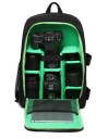 Zaino per fotocamera DSLR e obiettivi con scomparto per laptop da 15,6 pollici Fissaggio per treppiede Resistente alle intemperie 30 x 43 x 4