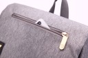 Zaino per il cambio per mamme con portabottiglie termico e cavo USB Impermeabile e traspirante Tasche laterali Cinghia per valigia Nylon 27 x 13