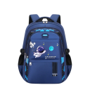 Zaino scolastico per ragazzi 40 x 26 x 18 cm Astronauta Zaino impermeabile Schienale imbottito 5 tasche con zip Spazio per bottiglia 1.–2 3