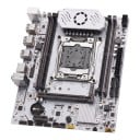 Základná doska 215 x 190 mm s paticou LGA 2011-3 a čipsetom X99 pre Intel Xeon E5 so 4 slotmi DDR4 až 128 GB a M.2 NVMe v bielej farbe 1