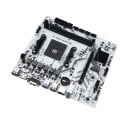 Základná doska 220 x 200 mm s paticou AM4 a čipsetom B450 pre procesory AMD Ryzen s podporou DDR4 až 64 GB a M.2 NVMe v bielom prevedení 2
