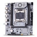 Základní deska 215 x 190 mm s paticí LGA 2011-3 a čipsetem X99 pro Intel Xeon E5 se 4 sloty DDR4 až 128 GB a M.2 NVMe v bílé barvě 5