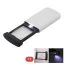 Zakloep met LED-lamp, 4x vergroting, intrekbare leesloep, sieraden, antiek, kunststof lens, compact formaat 1