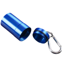 Zakportable asbak voor sigaretten 6,8×3,2 cm Aluminium draagbare asbak met deksel Sleutelhanger voor onderweg Buiten reisopslag asbak 7