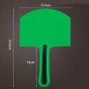 Zakrzywiona szpachelka do masy 23,5 × 15,2 cm plastikowa łopatka do płyt gipsowo-kartonowych i tynków zielona szpachelka do nabierania i rozprowadzania 3