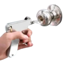 Zámečnická sada pro otevírání zámků pistolový nástroj 11,5 x 11,5 x 2 cm mechanický systém pro servis zámků a cylindrických vložek 4