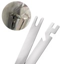 Zámečnické nářadí pro demontáž válcovitého panelu dveřního zámku 30 × 1,2 cm nerezová ocel stříbrné pro servis zámků 3