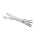 Zámečnické nářadí pro demontáž válcovitého panelu dveřního zámku 30 × 1,2 cm nerezová ocel stříbrné pro servis zámků 1