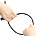 Zámek na kolo se stahovací páskou 3místný kód 56,5 cm kombinovaný kabelový zámek s mechanickým klíčem proti krádeži 4