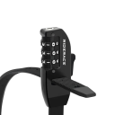 Zámek na kolo se stahovací páskou 3místný kód 56,5 cm kombinovaný kabelový zámek s mechanickým klíčem proti krádeži 2