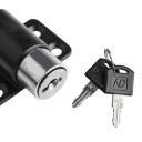 Zámek na posuvné dveře a okna bezpečnostní 40 mm hliníková slitina cylindrický zámek s klíči pro skříňky a okna 3