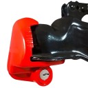 Zámek na tažné zařízení s cylindrickou vložkou 93 × 55,5 mm uzamykání na klíč pro zabezpečení přívěsu a tažné spojky 2