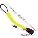 Zámek volantu do auta s lankem 66,5 cm mechanický bezpečnostní zámek na klíč pro zabezpečení volantu automobilu 4