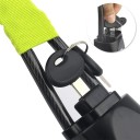 Zámek volantu do auta s lankem 66,5 cm mechanický bezpečnostní zámek na klíč pro zabezpečení volantu automobilu 5