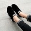 Zamszowe buty damskie na platformie 5