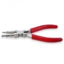 Zangen für Schmuck 150 mm aus Kohlenstoffstahl mit runder und spitz zulaufender Nase 3–10 mm DIY Drahtschlingen Werkzeug zur Ring 1
