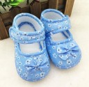 Zapatillas de algodón para niñas con flores 6