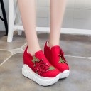Zapatillas de mujer con flores J1768 5