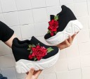Zapatillas de mujer con flores J1768 9