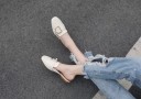 Zapatillas de mujer con perla 9
