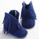 Zapatillas de niña con flecos 4