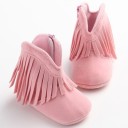 Zapatillas de niña con flecos 5
