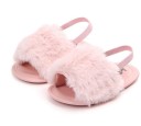Zapatillas de niña con pelo 4