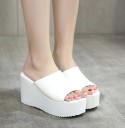 Zapatillas de plataforma de ante para mujer 2