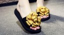 Zapatillas de plataforma para mujer con flores 6