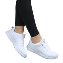 Zapatillas de running para mujeres y hombres Zapatillas transpirables de malla que limitan la sudoración Corte bajo con cordones Suela 10