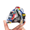 Zapatillas deportivas infantiles Zapatillas para niños con patrón de graffiti Zapatillas informales para niños 5