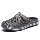 Zapatillas ligeras con punta cerrada Parte superior perforada transpirable Suela suave Calzado deportivo para el hogar Calzado de baño 4