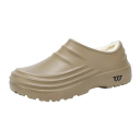 Zapatillas ligeras impermeables con puntera cerrada y piel Suela masiva antideslizante Zapatillas aislantes Diseño minimalista moderno 3