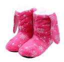 Zapatillas navideñas para mujer con copos de nieve 8