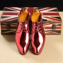 Zapatos bajos brillantes para hombre J2128 14