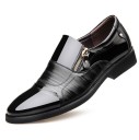 Zapatos bajos con cremallera para hombre J1508 15