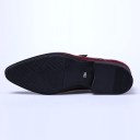 Zapatos bajos de hombre con hebilla J2171 3