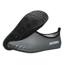 Zapatos de agua Suela de goma Antideslizantes Malla transpirable Lona Unisex Sólidos con inscripción Playeros Aquashoes 8