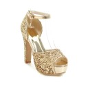 Zapatos de fiesta para mujer con brillo 8