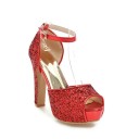 Zapatos de fiesta para mujer con brillo 7
